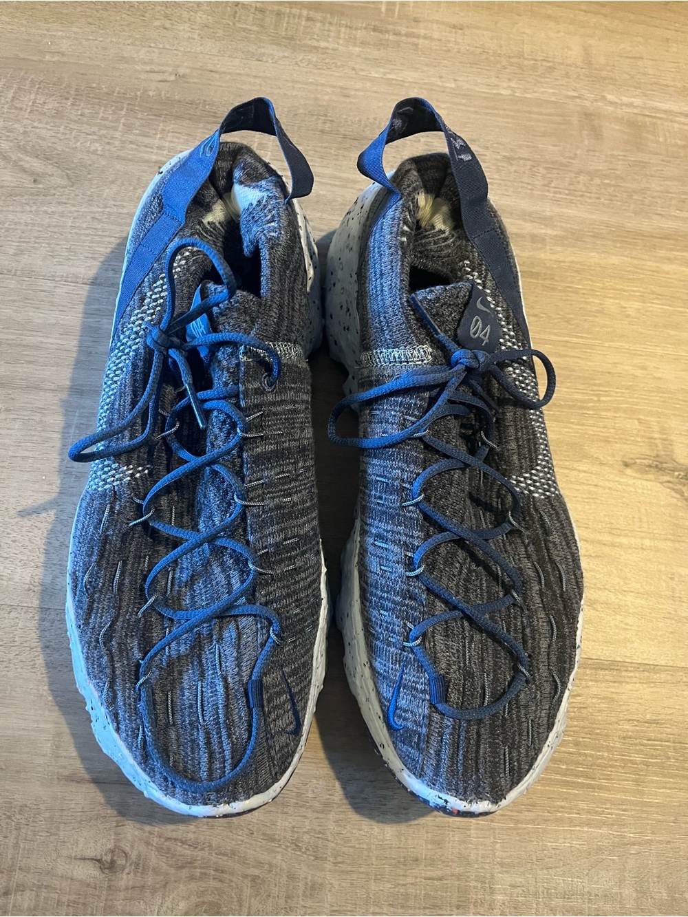 Men's Nike Space Hippies  Athletic Sneakers in Charcoal Blue. Size 11